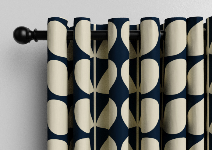Orla Kiely Jumbo Solid Stem, Whale - Made to Measure Curtains - Image 12